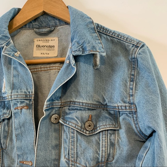 Bluenotes | Distressed Crop Jean Jacket - Picture 3 of 13